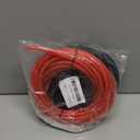 8 Gauge Wire (25ft Each - Red/Black) Copper Clad Aluminum CCA - Primary Automotive Wire,Car Amplifier Power & Ground Cable, 20PCS Lugs Terminal Connectors,20PCS 2:1 Heat Shrink Tubing