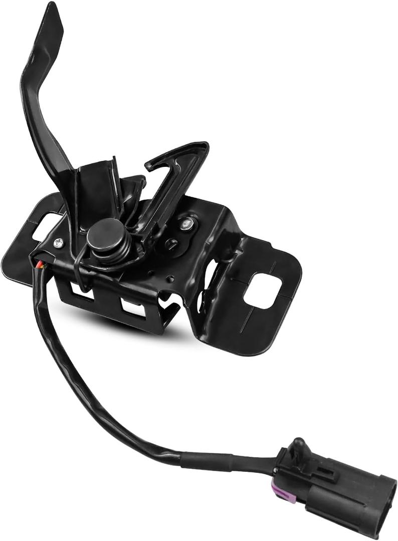 Hood Latch Assembly Fit for Chevy Silverado 2500 3500 HD 2015-2019 Replace GM1234132 84460937, Hood Latch with Remote Start