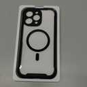 Miracase Magnetic for iPhone 16 Pro Max Case 6.9'' [Compatible with MagSafe] Full-Body Phone case with Built-in Glass Screen Protector& Camera Protector,Drop Proof 16 Pro Max Cover,Black