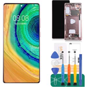OLED for Samsung Note 20 Screen Replacement for Samsung Galaxy Note 20 5G/4G LCD Digitizer Repair for SM-N981U Screen Replacement Touch Display Assembly with Frame SM-N980F(with Fingerprint) (Bronze)
