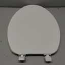 Bemis 170 Durable Plastic Toilet Seat, Elongated, White