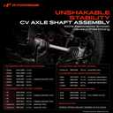 A-Premium Pair (2) Front CV Axle Shaft Assembly Compatible with Chevrolet Classic, Malibu & Oldsmobile Alero, Cutlass & Pontiac G6, Grand Am & Saturn Aura, Driver and Passenger Side