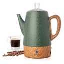 Mixpresso 10 Cup Percolator Coffee Pot Electric, Stainless Steel Coffee Percolator Electric With Keep Warm Function, Classic Percolator Pot With Removable Basket for Home or Office