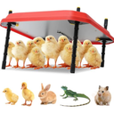OUYOLAD Chicken Brooder Heating Plate 16" x 16", Chick Brooder Heater Plate, Brooder Heating Plate for Chicks and Ducklings, Temperature Adjustable, Adjustable Height 100W Warms Up to 30 Chicks