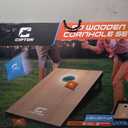 CIPTON LED Wooden Cornhole Set