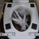 Toilet Seat Risers for Seniors - Raised Toilet Seat with Handles Over Toilet - Elevated Toilet Seat for Handicap & Elderly, Adds 3.5 Inches Height, Assists Standing & Sitting