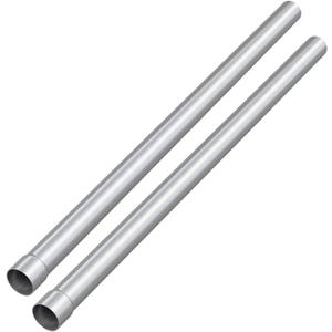 A-KARCK Straight Exhaust Pipe 3" Inlet 2 Pack, Stainless Steel 48" Long Mandrel Exhaust Tube, Custom Your Own Exhaust System
