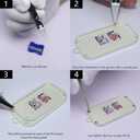 RUOZTEOO Kit DIY Necklace 6 Color 50 Rhinestone and Tools for Women Beginner Arts and Craft Gift Fun Activity