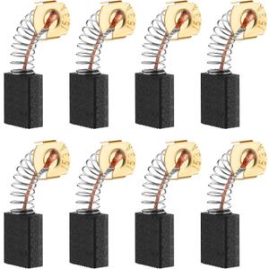 8 Pcs Replacement Table Saw Brush Carbon Motor Brushes Replacement Chop Saw Brush Compatible with Dewalt Tile Compatible with Dw745 Dwe7480 Dwe7490x Dwe7491rs