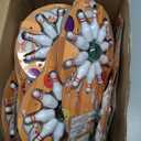 ArtCreativity Bowling Party Favors (Pack of 12) Each Set Includes 10 Miniature Pins and 1 Marble Ball, Mini Bowling Set, Mini Games for Kids and Adults, Fun Desk Toys