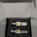 HONLEEX 2pcs AC9-48V P15D H6M LED Motorcycle Headlight Bulbs 1800LM Super Bright 4xCOB Chips High/Low Beam LED Lamps for ATVS YFM350 450 400 660 700 Raptor.Xenon White.6500K.