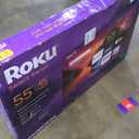 Roku Smart TV  55-Inch Select Series 4K HDR RokuTV with Roku Enhanced Voice Remote, Brilliant 4K Picture, Automatic Brightness, & Seamless Streaming  Live Local News, Sports, Family Entertainment