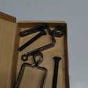 2 Pcs 2" X 2" Square Post Female Hinges 5/8'' Pintle Square Chain Link Fence Gate Post Galvanized Steel Hinge with Bolts and Nuts for Repairing and Replacing Fence Gate(Black)