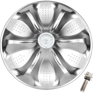 AGZ72909711 Agitator Plate without Washer Pulsator Cap Compatible with lg Washer AGZ72909713 Washplate Pulsator Assembly Washer Parts Replacement Part Number: AGZ72909702, PS12588963