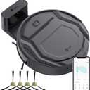 Lefant M210 Pro Robot Vacuum Cleaner, 2200Pa Suction, Super-Thin, Quiet, Self-Charging Robotic Vacuum Cleaner, Wi-Fi/APP, Compatible with Alexa(Gray)