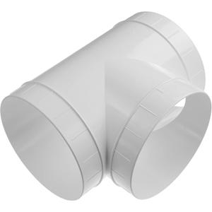 Vent Systems 6'' Inch Duct Connector 3 Way Hose Adapter/Splitter for Hose T-Shape Round Pipe Connector- Extractor Fan - Duct Hose Dryer Vent T Connector - 6 Inch 3 Way Fitting