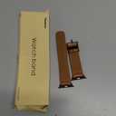 Tasikar Bands Compatible with Apple Watch Band 42mm (Series11/10) 41mm 40mm 38mm Men Genuine Leather Replacement Bands Compatible with Apple Watch SE Series 11 10 9 8 7 6 5 4 3, Classic Brown