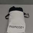 Momcozy Baby Wrap Carrier, Easy to Wear Infant Carrier Slings, Lightweight Hands Free Baby Sling, Adjustable Baby Carriers for Newborn to Toddler 8-35 lbs, Black