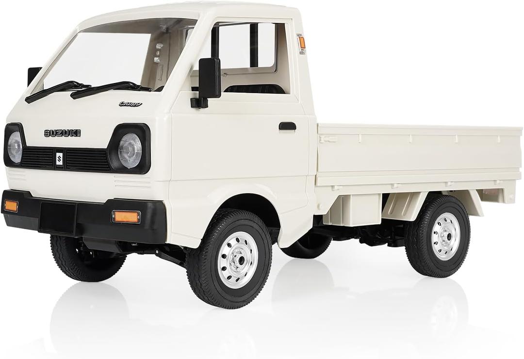 ARRIS WPL D14 RC Drift Car 1/10 4WD Off Road Truck 2.4 GHz Remote Control 4x4 Kei Truck with 280 Motor, Proportional Throttle & Steering, Hobby Grade Vehicle RTR for Adults