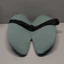 C CUSHION LAB Extra Dense Lumbar Pillow - Patented Ergonomic Multi-Region Firm Back Support for Lower Back Pain Relief - Lumbar Support Cushion with Strap for Office Chair, Car, Sofa - Wellness Green