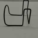 Jantens Heavy Duty Hose Holder - Wall Mount for 3/4 to 1-1/4 Inch Railing, Powder Coated Steel Hook for Expandable & Flexible Hoses - Black