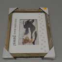 Malden International Designs 4x6 Our Kids Have Paws! Rustic Borders Picture Frame Our Kids Have Paws! Sentiment White MDF Wood Mat With Screenprinted Paw Prints Raised Rustic Brown Outer Wood Moulding