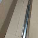 25" Shower Door Bottom Deflector for Chrome Framed Shower Door Drip Rail Replacement with Vinyl Sweep