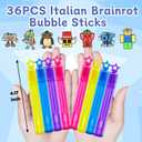 Italian Brainrot Bubble Wands 36 PCS Party Favors Goodie Bag Fillers