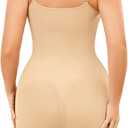 Shapewear Tummy Control BodySuit Seamless Body Shaper Butt Lift Full Body Suit (XL)