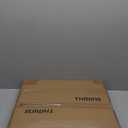 Large Under Desk Printer Stand, 2-Tier Printer Cart with Heavy-Duty Metal Wheels and Adjustable Shelf, 20 Inches Deep, Maple