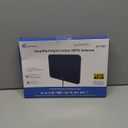 TV Antenna Indoor, Digital Amplified Indoor HDTV Antenna, 1080p VHF UHF Television Local Channels Detachable Signal Amplifier and 16.5ft Long Coax Cable (Black)