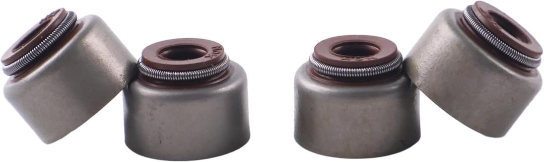 4PCS Valve Stem Seal 92049-7001 92049-0862 Oil Seals Compatible with Kawasaki FH FR FS FX Series Engines