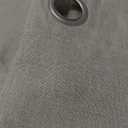 jinchan Greyish Beige Room Darkening Linen Textured Curtain 108 Inch Long 1 Panel for Living Room, Thermal Insulated Grommet Top Window Drape for Bedroom, 52" Wide x 108" Long, Greige 