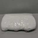 Bath Tub Neck Pillow with Suction Cups, Waterproof, 3-Panel, Off-white