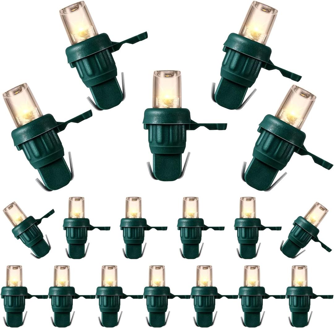 Mini Christmas Led Lights Christmas Tree Light Mini Lights Bulbs Replacement Christmas Wire Lights Outdoor Indoor for Christmas Wedding Party Garden Decoration (60, Warm White)