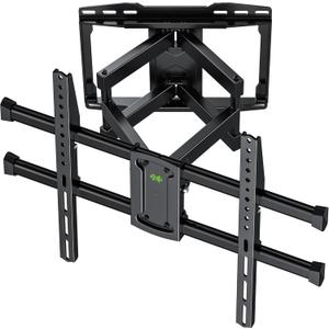 USX Mount Full Motion TV Wall Mount for 37-82 Inch TVs, Swivel and Tilt Wall Mount TV Barcket with Extension, Max VESA 600x400mm & 16" Wood StudsFit Most 55 65 70 75 80 inch TVs
