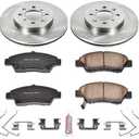 PowerStop Front Brake Kit For Honda Fit 2009-14 - Disc Rotors & Ceramic Brake Pads Replacement, KOE5382