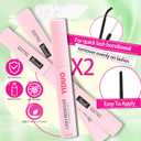 6 Box Mix Lashes Clusters Kit Gift Packs 1686Pcs with 2X Bond&Seal Volume Mega/Bottom Soft Extension False Eyelash D Curl Wispy Natural DIY Individual Fake Eyelashes for Beginners Bulk Pack