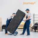 Moving Blankets 72"x80", (45 lb/dz Weight), Heavy Duty Moving Blanket, Deluxe Quality Padded Packing Blankets for Furniture Shipping and Storage, Black (1 Blanket)