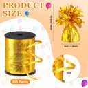 Yunsailing 24 Pcs Heavy Balloon Weights Metallic Anchor, 0.33 lb (5.3 oz) Each Table Weight and 1 Roll Iridescent Ribbon for Outdoor Wedding, Graduation, Birthday Party Decorations(Gold)