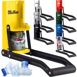 Mckay 16 Oz. Metal Can Crusher, Can Crusher Wall Mounted, Can Crushers for Recycling Wall-Mounted Smasher for Aluminum Seltzer, Soda, Beer Cans and Bottles, Gadgets for Home - Yellow Mckay 16 Oz. Metal Can Crusher, Can Crusher Wall Mounted, Can Crushers for Recycling Wall-Mounted Smasher for Aluminum Seltzer, Soda, Beer Cans and Bottles, Gadgets for Home - Yellow