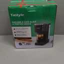 Tastyle Single Serve Coffee Maker, Iced and Hot Coffee Machine for K Cup & Grounds, Compact Design, 40oz Removable Water Reservoir, 6 to 24 Oz Brew Sizes, Fits 7.3" Travel Mug, Black