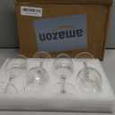 Physkoa Port Glasses Set of 4 7 oz Crystal Sherry Glasses & Dessert  Tasting Glasses Birthday Wedding Housewarming Gifts for Lovers