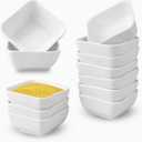 Guyuyii 12 pk Ceramic Sauce Bowls Set - 3.38 oz Ideal for Serving, Condiments, Dipping - Perfect for Parties, Dinners, Family Gatherings - Suitable for Kids, Adults, Guests - Enhance Food Presentation