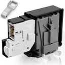 Upgraded EBF61315802 EBF62534401 Washer Door Lock Switch & MFG63099101 Washer Door Lock Strike,Washer Door Lock Switch Compatible with L.G Front-Load Washers and Ken-More 796-series Washing Machine