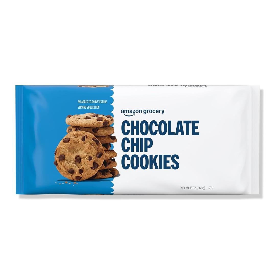 Amazon Grocery, Chocolate Chip Cookies, 13 Oz (EXP 09/29/26)