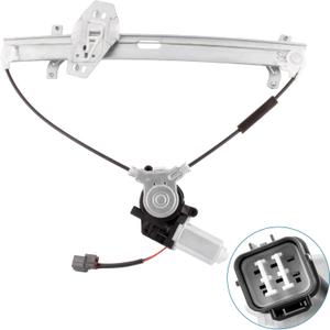 BOXI 741-307 72210SDAA02 Front Right Passenger Side Power Window Regulator with Motor Assembly Fits for Honda Accord 2003-2007 (4 Door Sedan only)