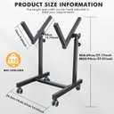 Heavy Duty Amplifier Stand, Adjustable Amps Speaker Cabinet Stand Combo Holder, Audio Rack, Guitar Amplifier Stand