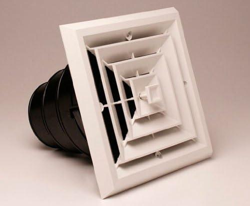 AIRTEC MV4S 4-Way Diffuser Grille for 4/5/6" Duct