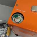 VEVOR PCP Air Compressor, 800W Dual-Cylinder PCP Airgun Compressor 4500PSI/30Mpa with Built-in Fan Cooling System, Auto-Stop | Oil Free Paintball Tank Compressor for Air Rifle, Scuba Diving Bottle (Large, Orange)